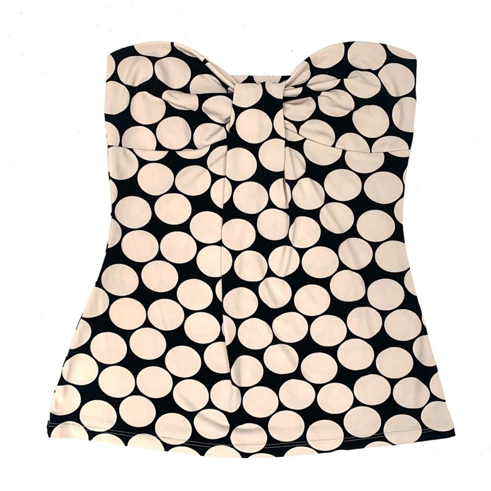Polka Dot Sweetheart Strapless Top